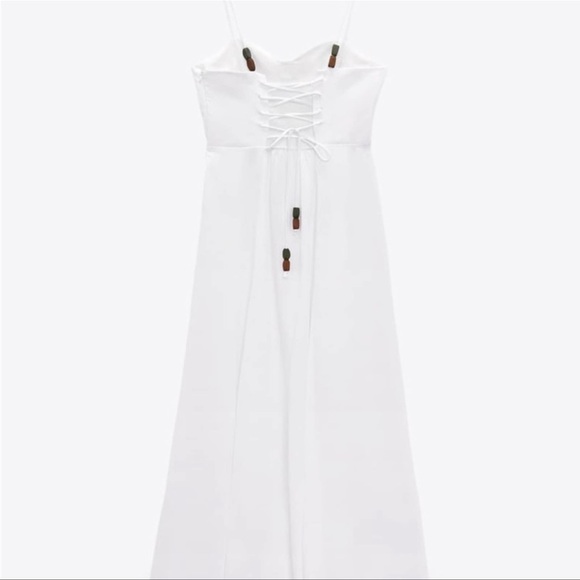 ZARA SWEETHEART NECKLINE DRESS - Picture 14 of 16